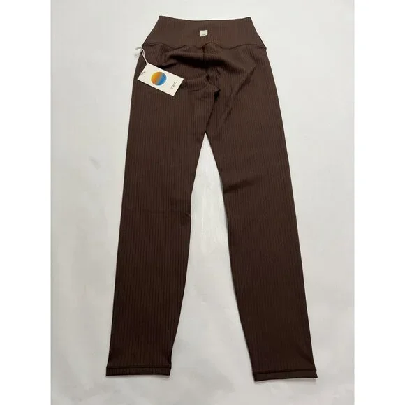 Vuori Inversion Rib Legging in Java - Picture 4 of 5